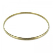 Bracelet demi-jonc 3x67 mm - Laiton brut x1