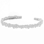 Bague fil torsadé réglable  Taille 50 à 59 - Argent 925 x1|raw }}