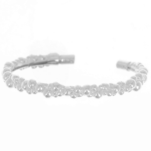 Bague fil torsadé réglable  Taille 50 à 59 - Argent 925 x1