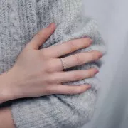 Bague fil torsadé réglable  Taille 50 à 59 - Argent 925 x1