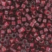 Miyuki Delica 11/0 DB0280 - Cranberry Lined Crystal Luster x8g