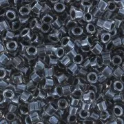 Miyuki Delica 11/0 DB0925 - Spkl Charcoal Lined Crystal x8g