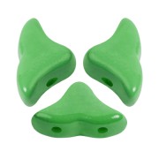 Perles en verre Hélios® par Puca® 6x10mm - La Divine Pistachio x10g