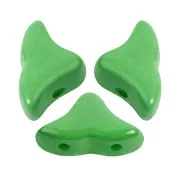 Perles en verre Hélios® par Puca® 6x10mm - La Divine Pistachio x10g