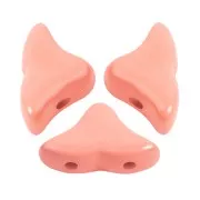 Perles en verre Hélios® par Puca® 6x10mm - La Divine Peach x10g