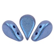Perles en verre Amos® par Puca® 5x8 mm - Stardust Blue x10g|raw }}