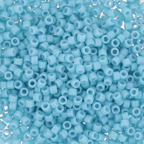 Miyuki Delica 11/0 DB2128 - Duracoat Opaque Nile Blue x8g