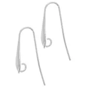 Crochets d'oreilles design goutte 19 mm - Argent 925 x2