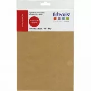 Feuilles de papier Kraft autocollant A4 x10