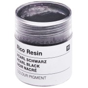 Pigment en poudre pour résine - Rico Design - Noir nacré x3g
