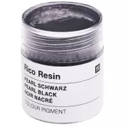 Pigment en poudre pour résine - Rico Design - Noir nacré x3g