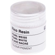 Pigment en poudre pour résine - Rico Design - Blanc nacré x3g