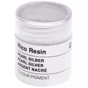 Pigment en poudre pour résine - Rico Design - Argent nacré x3g