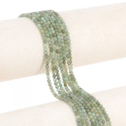 Perle rondes 3 mm en pierre gemme - Jade Néphrite x40cm