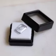 Quartz à inclusions de tourmaline rectangle 13.3x9.6 mm - 3.58 cts