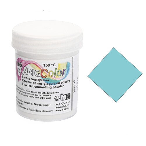Poudre de sur-glaçure Turquoise clair x25ml