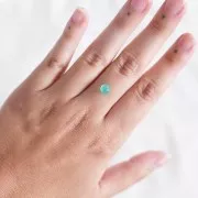 Chrysoprase rond 5.8 mm - 1.13 cts