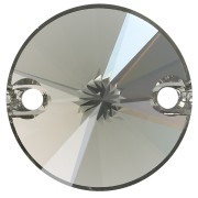 Cabochon - intercalaire - PureCrystal 3200 12 mm Black Diamond x1