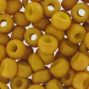 Rocaille Miyuki 6/0 1233 - Opaque Mustard Mat x8g