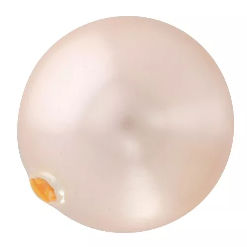 Nacrée semi-percée PureCrystal 5818 8 mm Peach Pearl x1