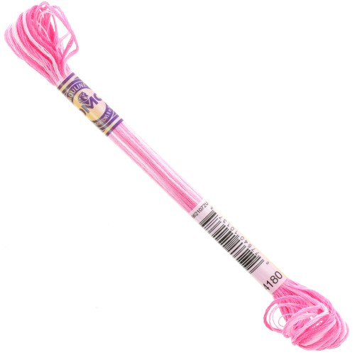 Fil à broder DMC Mouliné Color Variations - Rose Bonbon (4180) x8m