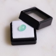 Chrysoprase ovale 9.3x7 mm - 2.06 cts|raw }}