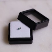 Saphir bicolore rectangle 4.2x3.2 mm - 0.30 cts