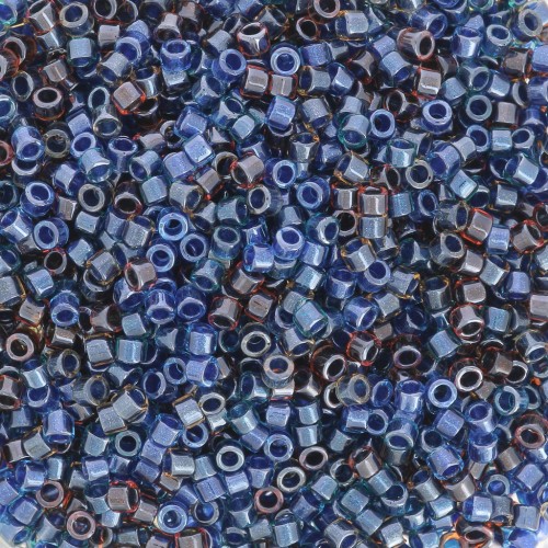 Miyuki Delica 11/0 DB0992 - Sparkling Lined Very Berry Mix x8g