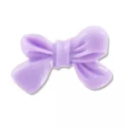 Cabochon noeud en résine 23x14 mm Violet