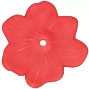 Fleur 26 mm Cerise Frosted x1