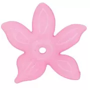 Fleur 27 mm Cerise Frosted