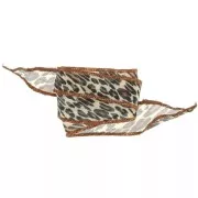 Ruban de soie 25 mm - Léopard x85cm