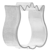 Mini emporte-pièce en fer blanc pour modelage 29x24 mm Tulipe