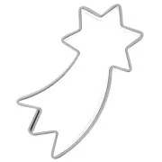 Etoile - Mini emporte-pièce en fer blanc pour modelage 28x14 mm Etoile filante Mini emporte-pièce en fer blanc pour modelage 28x14 mm Etoile filante