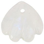 Sequin coquillage 12 mm en pierre gemme - Pierre de lune x1|raw }}