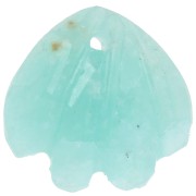 Sequin coquillage 12 mm en pierre gemme - Amazonite x1