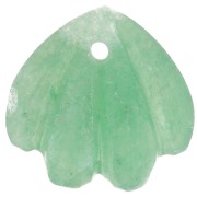 Sequin coquillage 12 mm en pierre gemme - Aventurine x1|raw }}