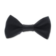 Noeud en satin 30 mm Noir