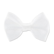 Noeud en satin 37 mm Blanc