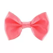 Noeud en satin 37 mm Corail