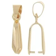 Attache pendentif 25 mm pour la création de bijoux fantaisie - Doré x1