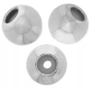 Perle stoppeur 3 mm avec un trou de 0,5 mm Argenté x10|raw }}