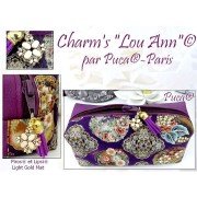 Perles en verre Piros® par Puca® 2x5 mm - Opaque Aqua Bronze x10g