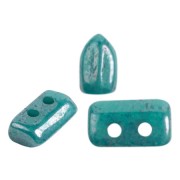Perles en verre Piros® par Puca® 2x5 mm - Op Green Turquoise Blue Terracotta x10g|raw }}
