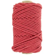 Bobine de cordon en coton pour macramé 3 mm - Brique x50m|raw }}