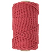 Bobine de cordon en coton pour macramé 2 mm - Brique x100m|raw }}
