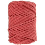 Bobine de cordon en coton pour macramé 5 mm - Brique x50m|raw }}