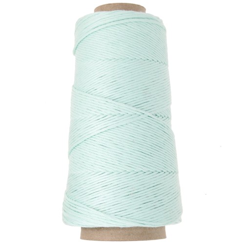 Bobine de cordon coton macramé Organic Cotton Détox XL peigné - Mint x200 m