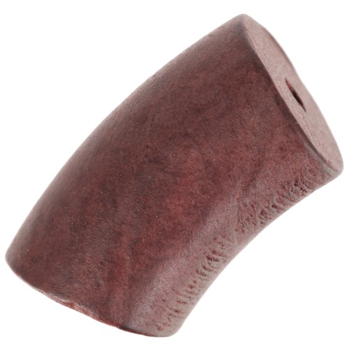 Perles tube incurvé en bois - 26x16 mm - Marron foncé x6