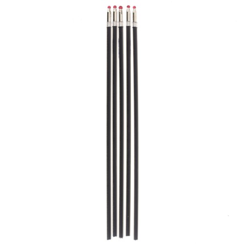 Lot de 5 recharges d'encre noire pour stylo bille